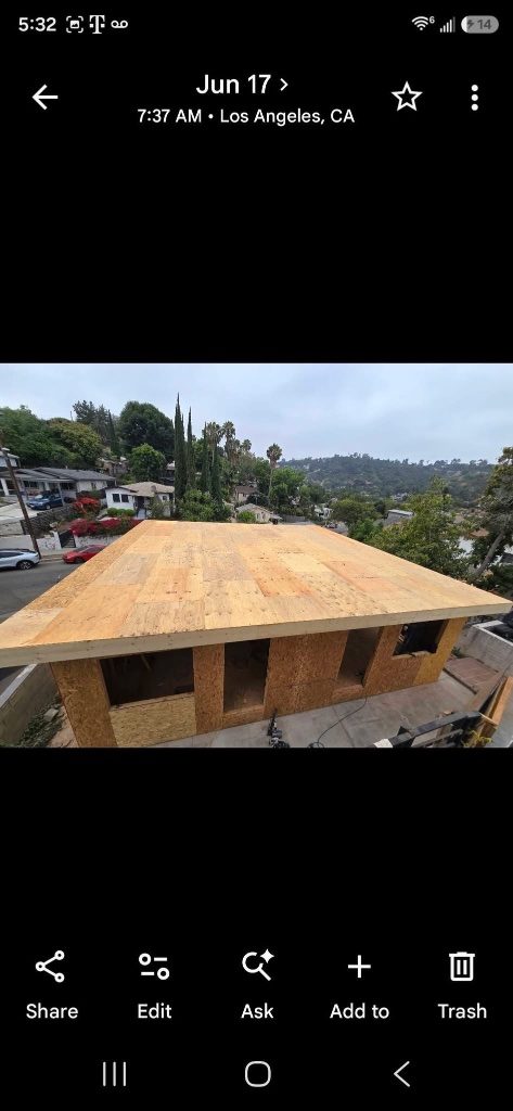 ADU build progress on site