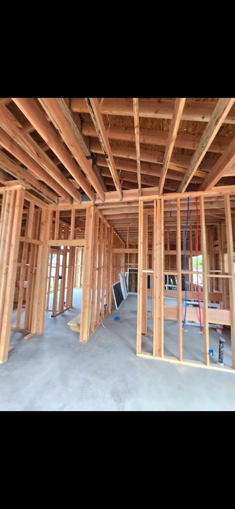 ADU construction in progress — framing stage