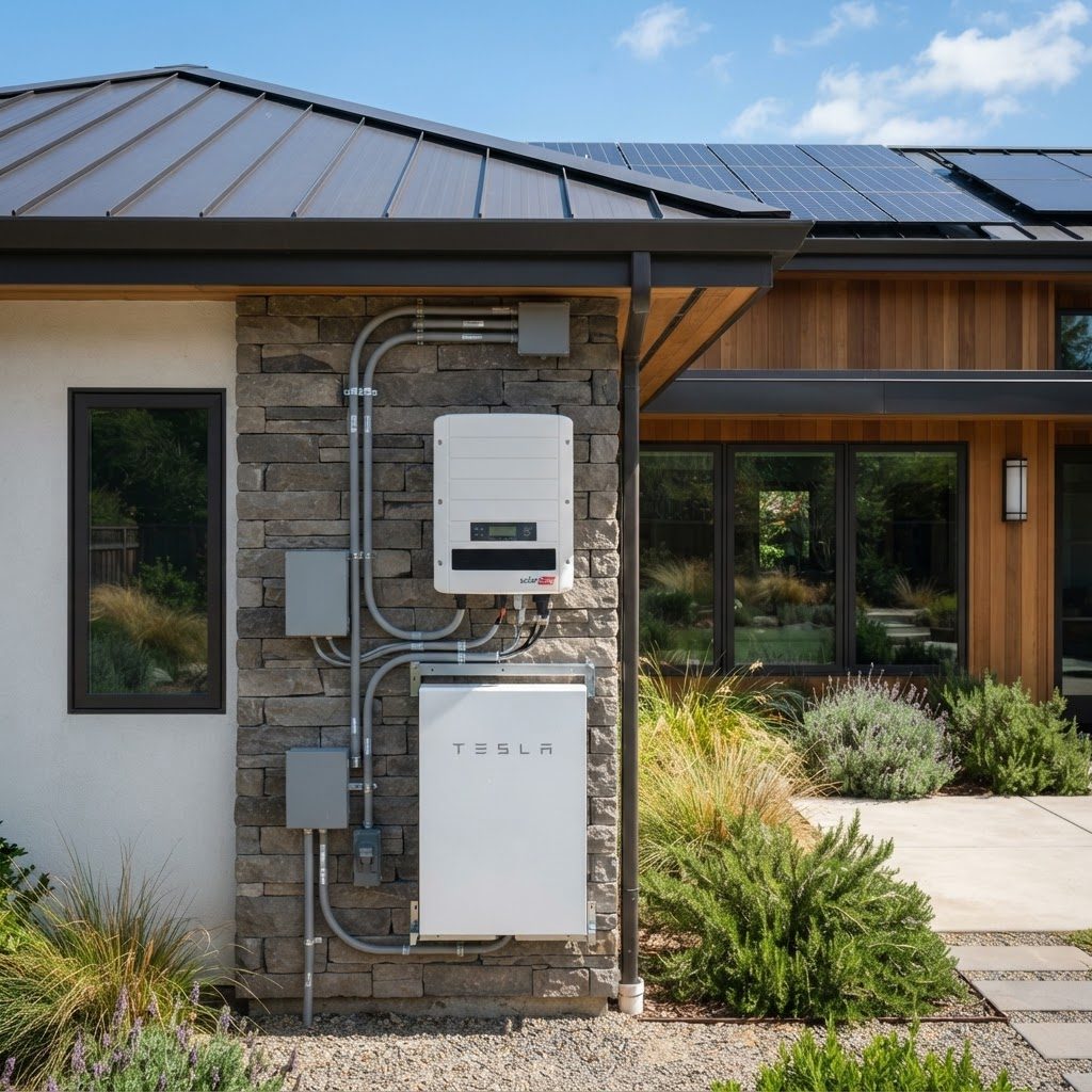 Rooftop solar panels