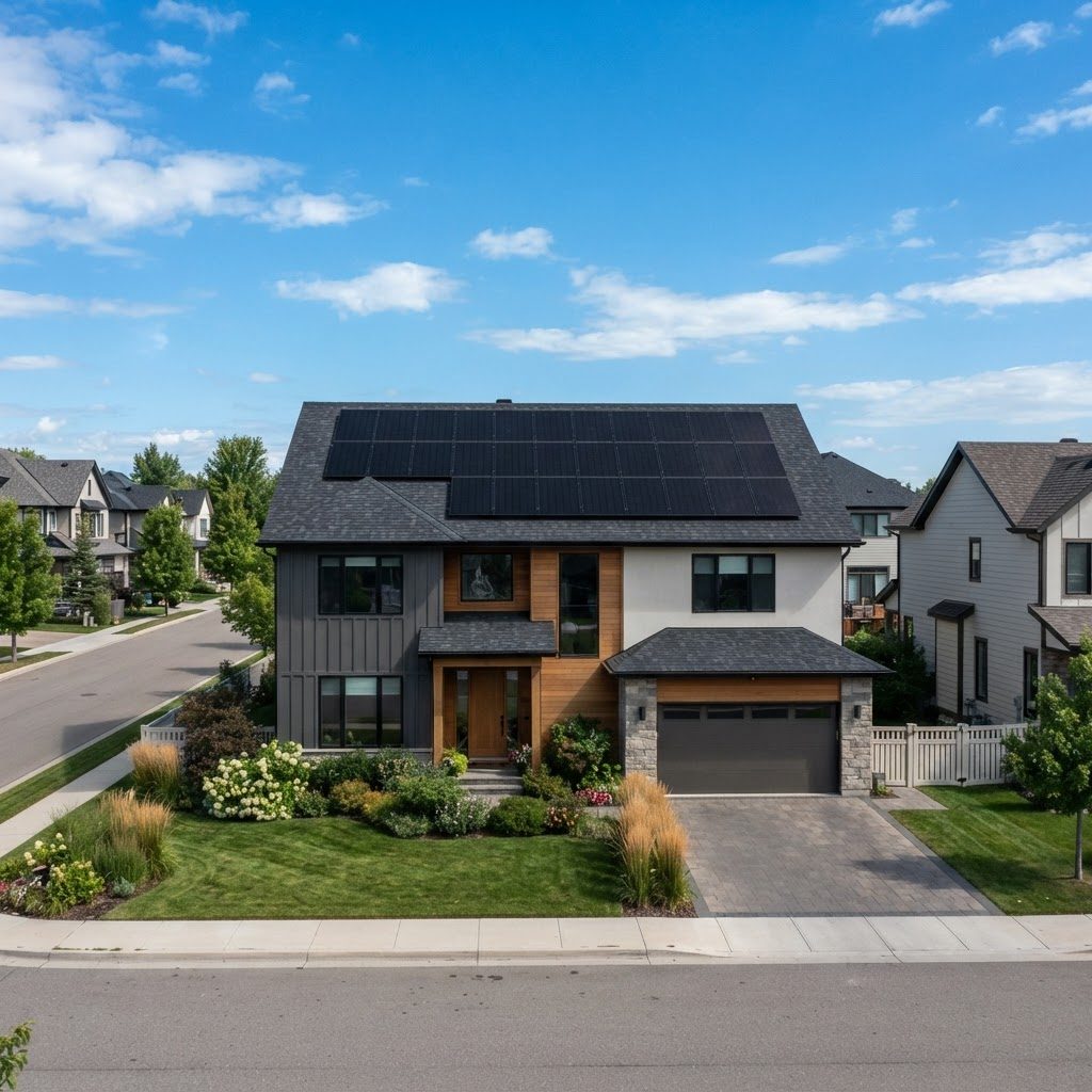 Residential solar installation