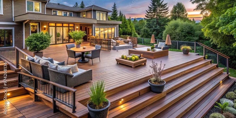 Outdoor patio and deck project