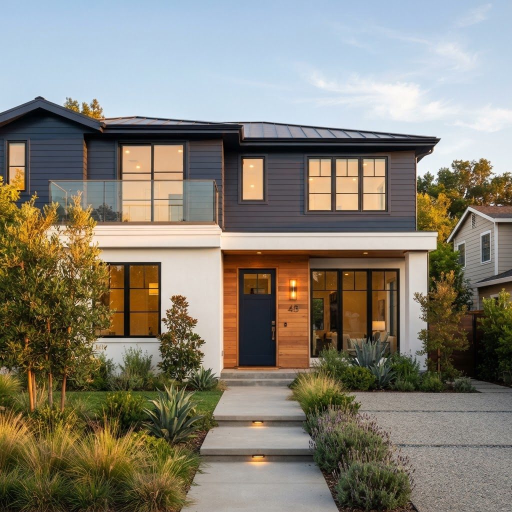Exterior repaint with new curb appeal