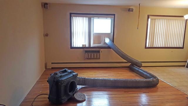 Air scrubber equipment used during mold removal and water damage restoration